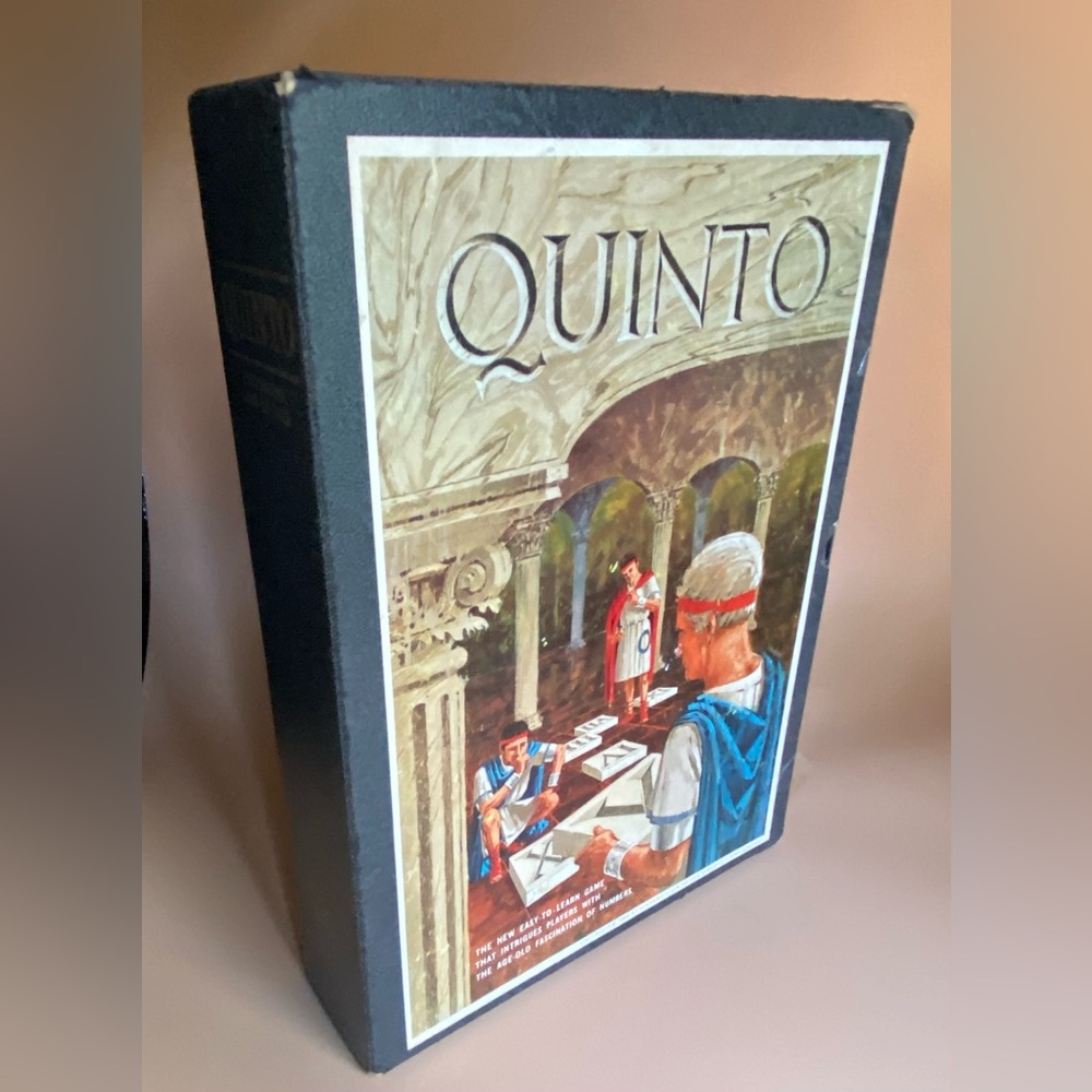 Vintage 60's Quinto Board Game